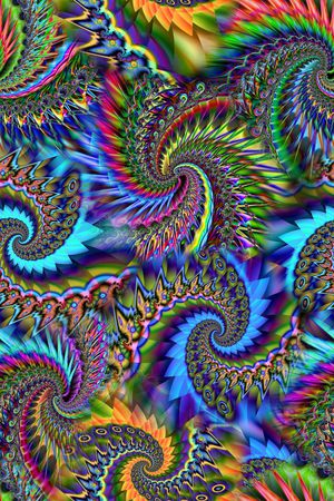 抽象印花华亿平台图片