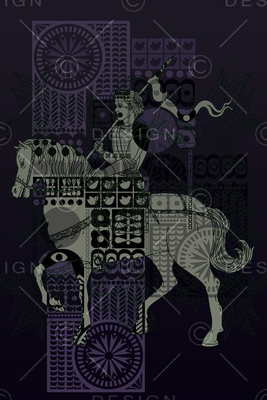 路易文化结合潮流时尚印花华亿平台图片