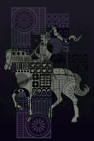 路易文化结合潮流时尚印花华亿平台图片