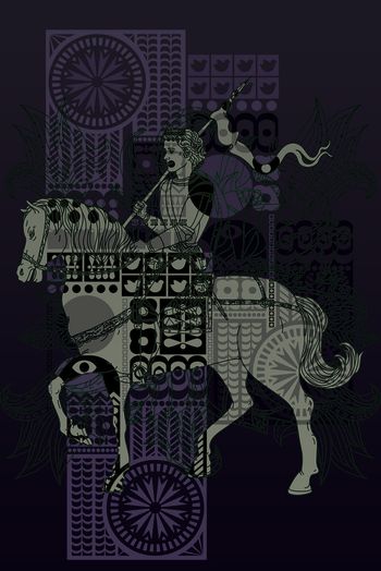 路易文化结合潮流时尚印花华亿平台图片