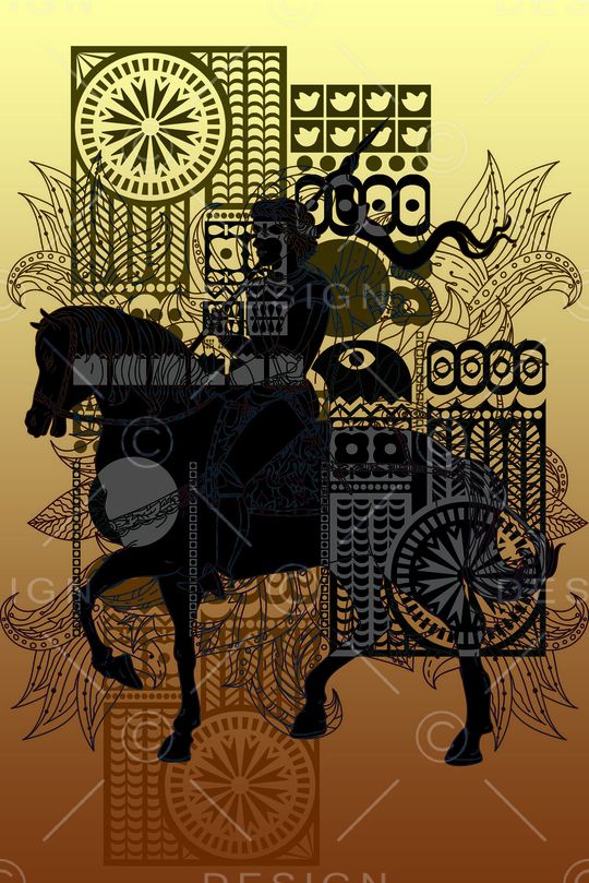 路易文化结合潮流时尚印花华亿平台图片