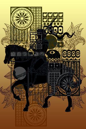 路易文化结合潮流时尚印花华亿平台图片