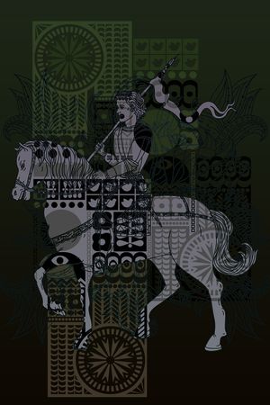 路易文化结合潮流时尚印花华亿平台图片