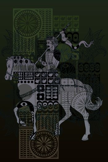 600219-概念英伦形式感结合路易文化圆桌现代