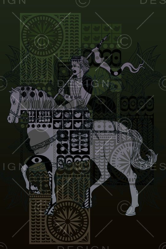 路易文化结合潮流时尚印花华亿平台图片