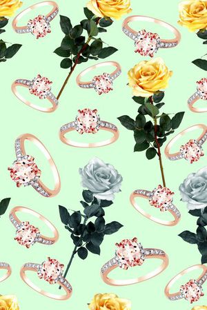 玫瑰花印花华亿平台图片