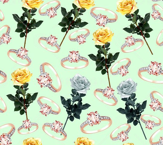 玫瑰花印花华亿平台图片