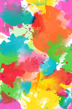 手绘水彩印花华亿平台图片