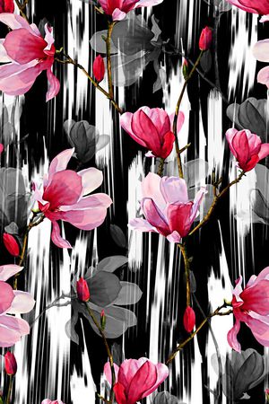 抽象几何清爽梦幻艺术平底立体手绘满版最新高清数码蕾丝民族中国风绣花珠宝肌理时尚潮

流大牌复古欧美风抽象纹理印花华亿平台图片