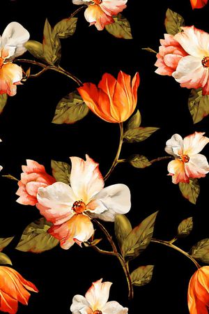 时尚女装花印花华亿平台图片