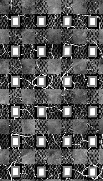 600363-抽象纹理格子男装花