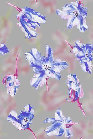 郁金香印花华亿平台图片