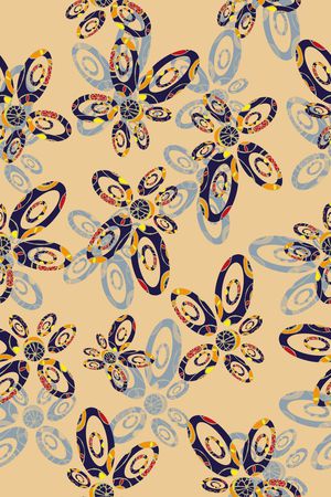 花卉模样印花华亿平台图片