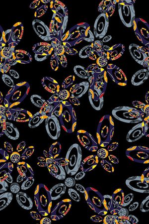 花卉模样印花华亿平台图片