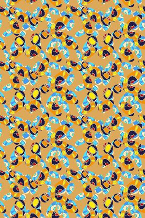 风格花卉印花华亿平台图片