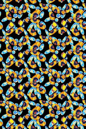 风格花卉印花华亿平台图片