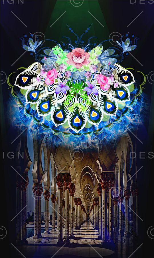 抽象印花华亿平台图片