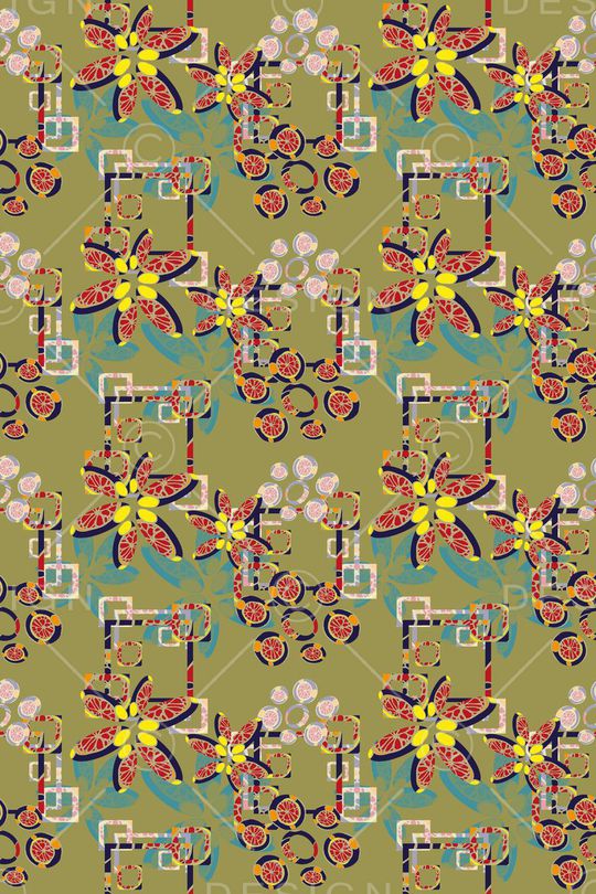 格子印花华亿平台图片