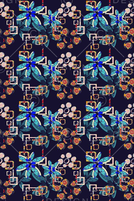 格子印花华亿平台图片