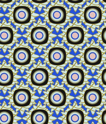 600606-复古几何重复图案 