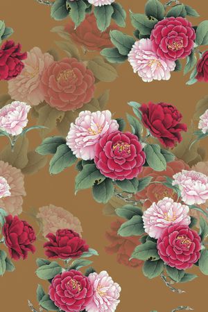 复古印花华亿平台图片