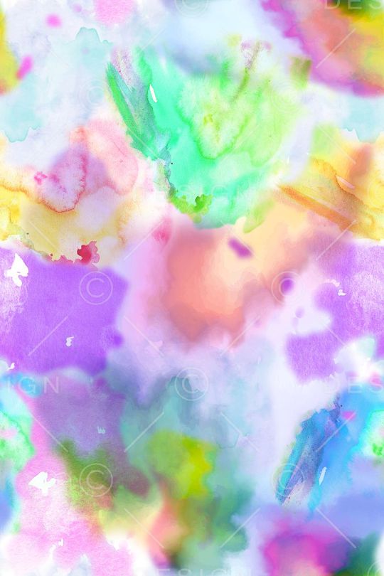 手绘水彩印花华亿平台图片