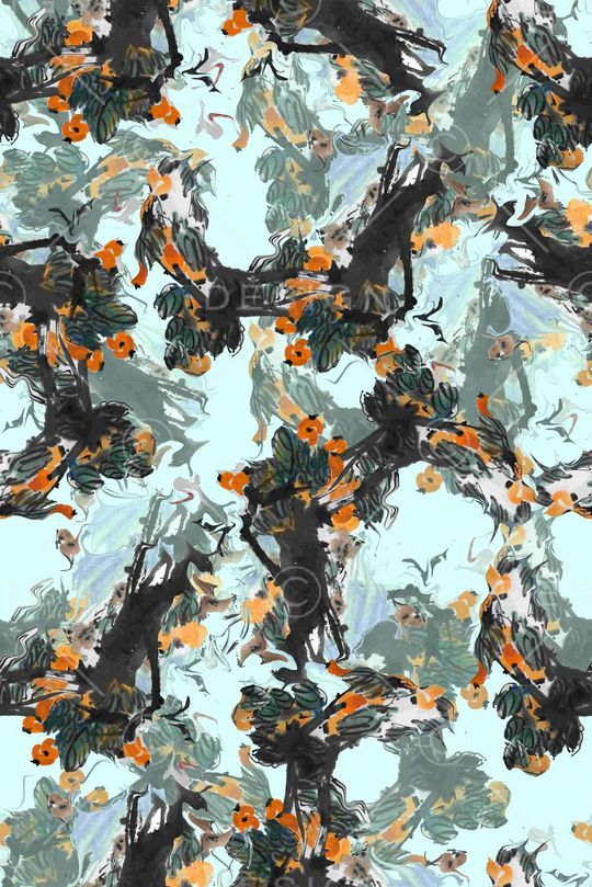 中国风印花华亿平台图片