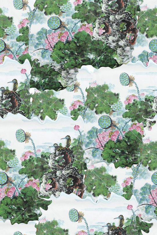 梅花印花华亿平台图片