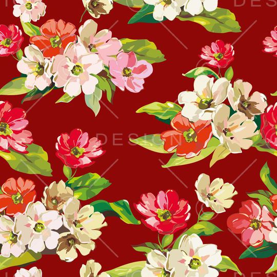 花朵印花华亿平台图片