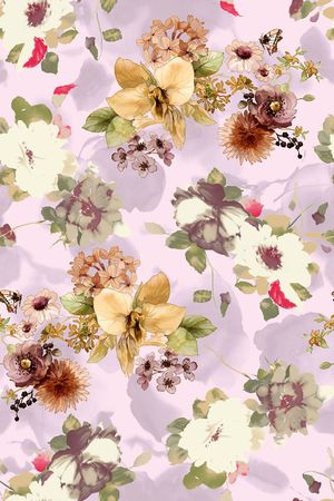 水墨印花华亿平台图片