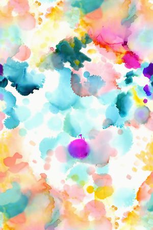 水彩纹理花印花华亿平台图片