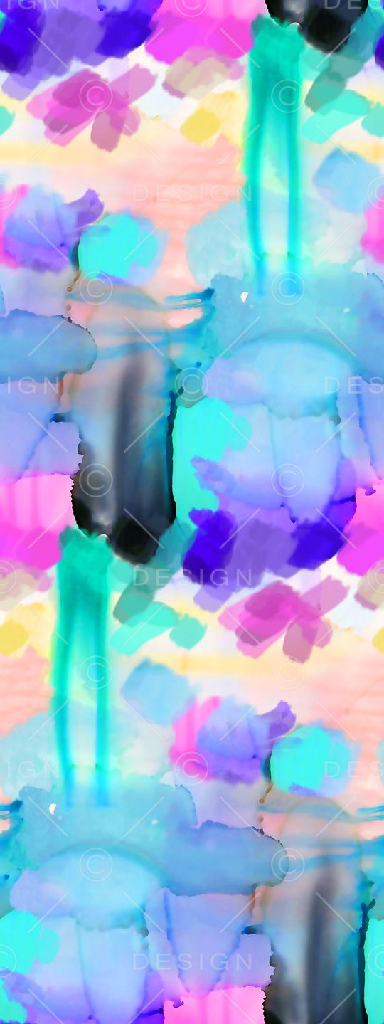 水彩纹理花印花华亿平台图片