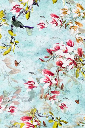 旗袍印花华亿平台图片