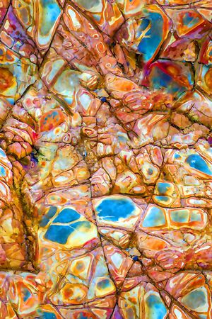 彩色纹理印花华亿平台图片