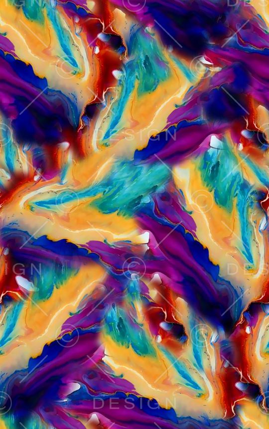 水彩纹理花印花华亿平台图片