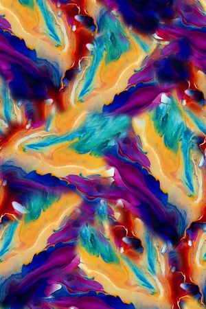 水彩纹理花印花华亿平台图片