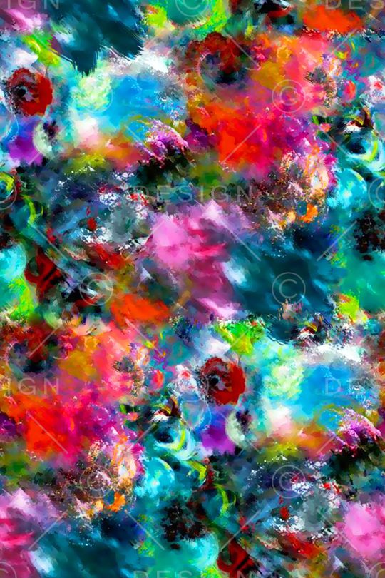 水彩纹理花印花华亿平台图片