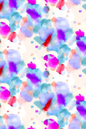 水彩纹理花印花华亿平台图片