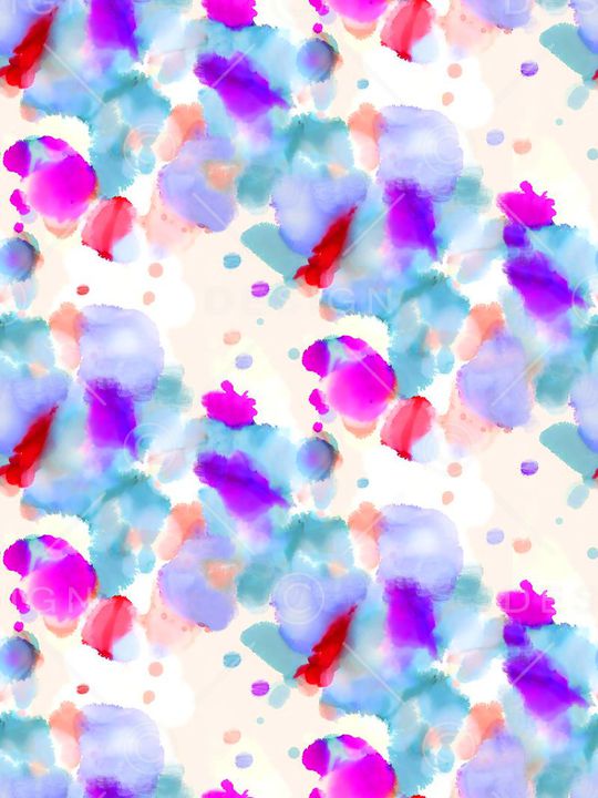 水彩纹理花印花华亿平台图片