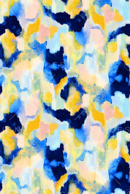 水彩纹理花印花华亿平台图片