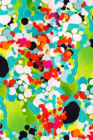 水彩纹理花印花华亿平台图片