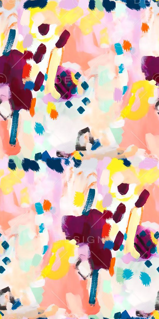 水彩纹理花印花华亿平台图片