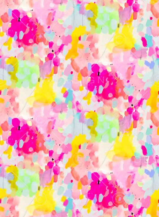 水彩纹理花印花华亿平台图片