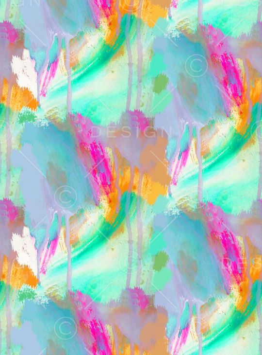 水彩纹理花印花华亿平台图片