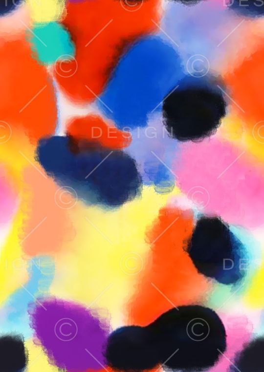 水彩纹理花印花华亿平台图片