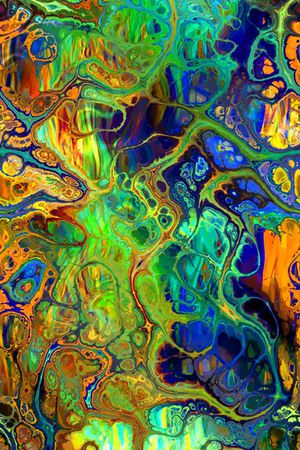 水彩纹理花印花华亿平台图片