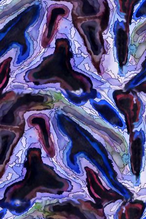 水彩纹理花印花华亿平台图片