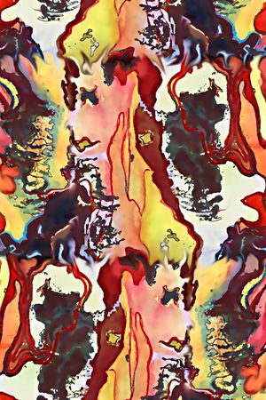 手绘水彩纹理印花华亿平台图片