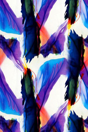 手绘水彩纹理印花华亿平台图片