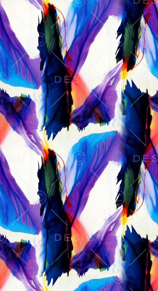 手绘水彩纹理印花华亿平台图片